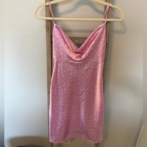 Zara NWT Silk Cowl Neck Dress